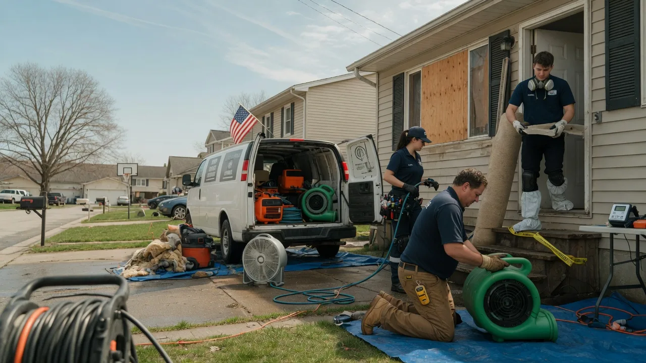 Water Damage Restoration in Makinen, MN near me